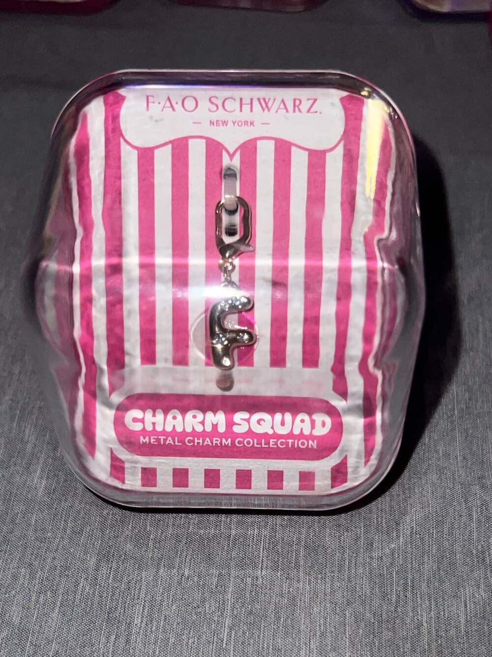 FAO Schwarz Charm Squad Letter F Metal Charm Letter F New